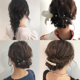 ヘアアレンジ scene.池袋所属・scene. haraのヘアスタイル