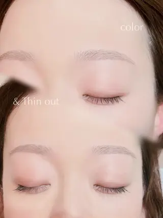 アイブロウ année所属・année 勝の眉毛・アイブロウイメージ