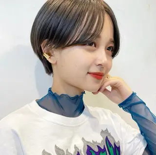 ショート カラー レイヤー/柔色 カラー/SAkiのヘアスタイル