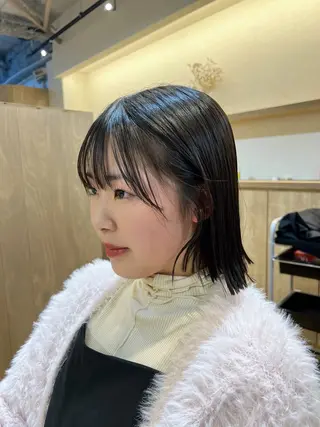 ショート カラー 神戸ボブ✂️ ioe三宮/田 伸佳のヘアスタイル