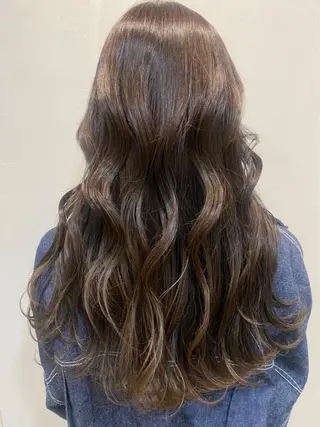 ロング akane/ 縮毛矯正/暖色のヘアスタイル