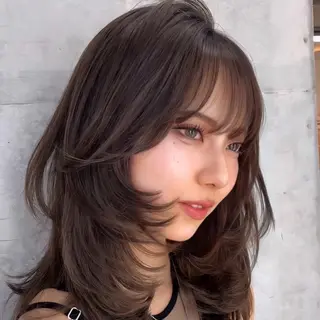 ミディアム 🎀𝑆𝐴𝑅𝐴 /レイヤーカット🎀のヘアスタイル