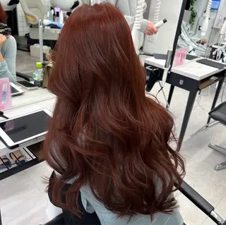 セミロング カラー 映える顔まわり/前髪 特化 💗 ユキマのヘアスタイル