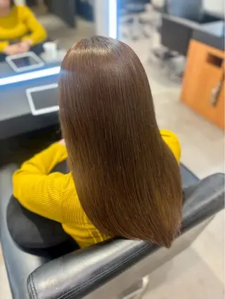 ロング 松山 麻一のヘアスタイル