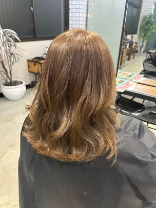 カラー BOOBEE所属・植吉 琉月のヘアスタイル