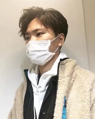 ヘアアレンジ メンズ ainico+所属・メンズ特化✂️栗原 侑也のヘアスタイル