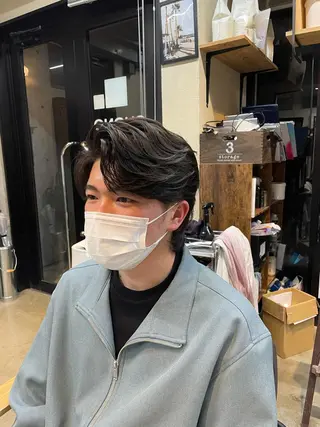 ショート パーマ メンズ SEPHILE所属・メンズ韓国ヘア👹 KAJIのヘアスタイル