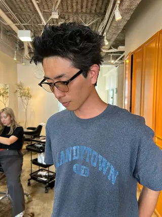 メンズ デザインパーマ🌀 KAISEIのヘアスタイル