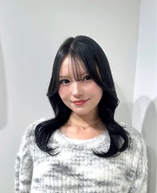 セミロング カラー 🎀暖色/ ピンク🎀seinaのヘアスタイル