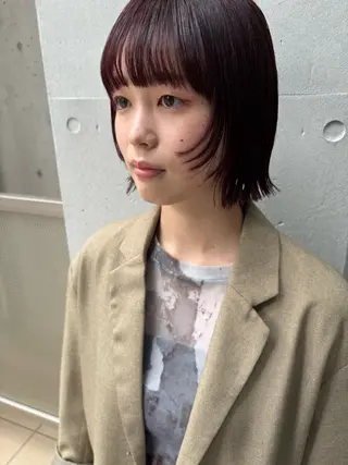 ショート カラー しみず さくら🌸のヘアスタイル