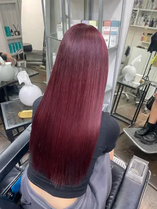 ロング カラー Je suis heureuse Miel所属・🐩艶カラー/ chisato🌙のヘアスタイル