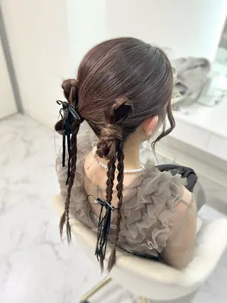 ロング ヘアアレンジ ヘアセット専門店hair make salon R所属・ヘアセット専門店 Rのヘアスタイル