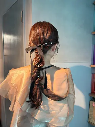 ロング ヘアアレンジ ブリーチ✨/似合わせ カラー💖/Yuzuのヘアスタイル