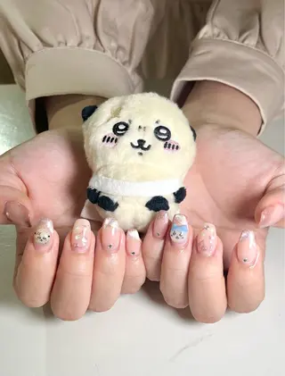 ネイル 0203ムニムサン 💙Harukaのネイルデザイン