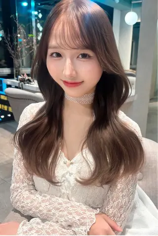 ロング レイヤーカット/ 韓国girly🤍楓のヘアスタイル