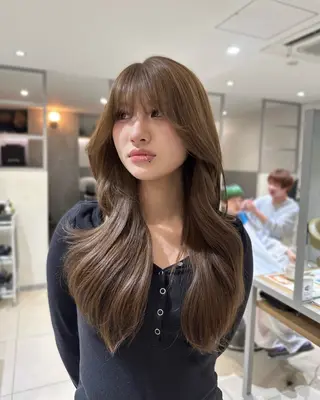 ロング 🎀LUNA🎀 レイヤーカット/艶髪のヘアスタイル