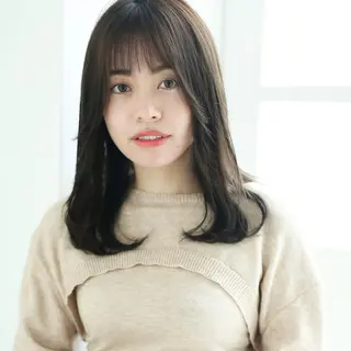 ミディアム カラー 兼平大地 inity心斎橋のヘアスタイル