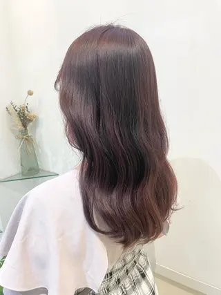 ロング カラー 髪質改善カラー🤍 エクステ✨君島由実子のヘアスタイル