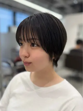 ショート 大阪梅田 稲葉利也斗のヘアスタイル