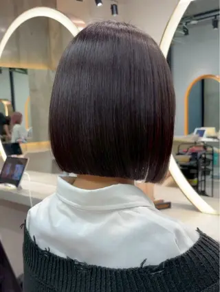 ミディアム カラー ボブ/髪質改善 jionのヘアスタイル
