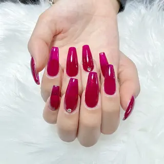 ネイル 🤍Lemode 長さだし専門🎀のネイルデザイン