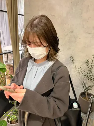 ミディアム 梅田美容室/カット /Maoのヘアスタイル