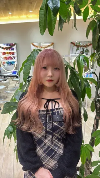 ロング カラー 艶髪/ハイトーン ️🫧rino🫧のヘアスタイル