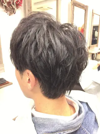 ショート パーマ メンズ VOICE MATSUのヘアスタイル