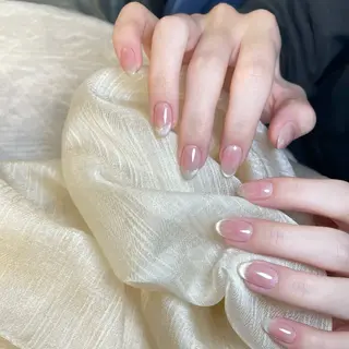 ネイル By moonネイル 🌷ワンホン/韓国風のネイルデザイン