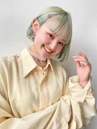 ショート カラー 🌈game🌈 下北沢店のヘアスタイル