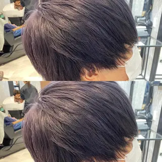 ショート カラー メンズ 𝙱𝙻𝙴𝙽 𝚋𝚢 𝚍𝚘𝚝.所属・🤍BLEN 窓🤍のヘアスタイル