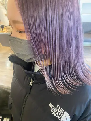 ミディアム カラー 🌿 Y U Iのヘアスタイル