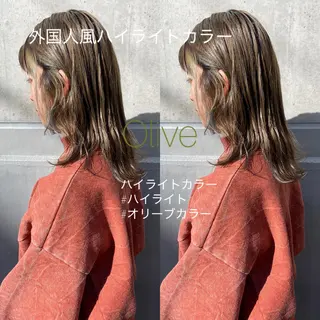 セミロング nambu-GARDEN所属・上田 昂雅のヘアスタイル