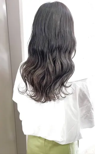 セミロング 大垣 りょうすけのヘアスタイル