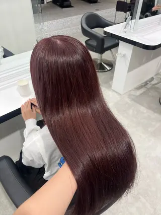 ロング カラー みう/仙台/暖色/ 艶髪/顔周りカット/のヘアスタイル