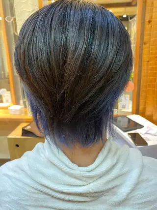 ミディアム カラー パーマ ヘアアレンジ メンズ キッズ ネイル マツエク・マツパ emu所属・🌈髪質改善・美髪矯 正・平野瀬乃🌈のヘアスタイル