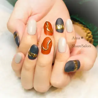 ネイル AinaShareSalon所属・Yui＊Aina ShareSalonのネイルデザイン