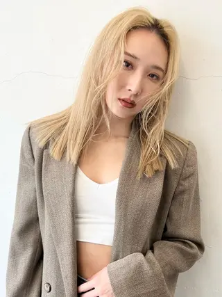 ミディアム HARU//原宿🤍 リピート率NO.1のヘアスタイル