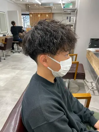 ショート カラー パーマ ヘアアレンジ メンズ 🔥メンズ特化🔥 木村 祐太のヘアスタイル