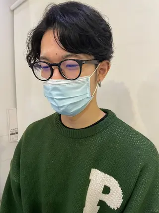 メンズ silo所属・silo MOKA 顔周りカット🦦のヘアスタイル