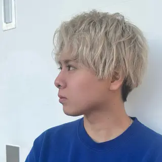 ショート カラー パーマ メンズ メンズ支持No. 1 🥇メンズ特化吉田のヘアスタイル