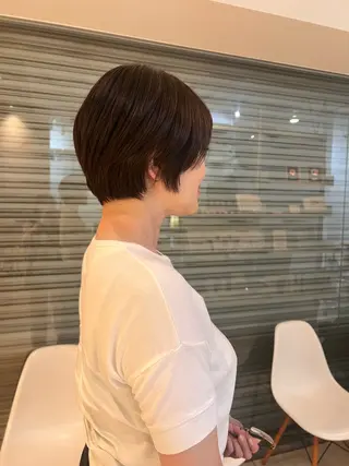 ショート リリカ🐈‍⬛ブリー チカラー/上永谷のヘアスタイル