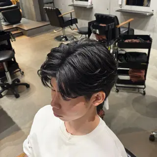 メンズ 韓国&メンズウルフ 高森蓮のヘアスタイル