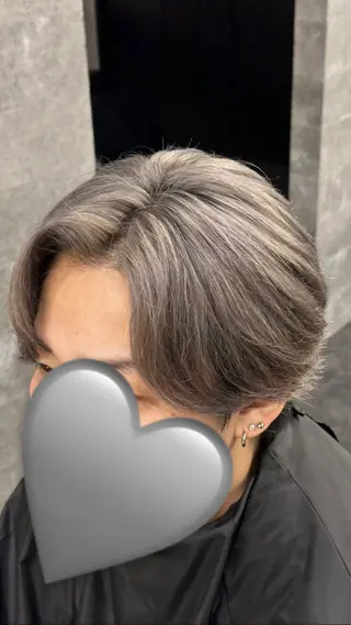 ショート カラー ヘアアレンジ CREST所属・谷口 怜音のヘアスタイル