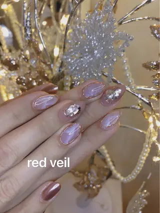 ミディアム ネイル 長さ出し専門 nynaのネイルデザイン