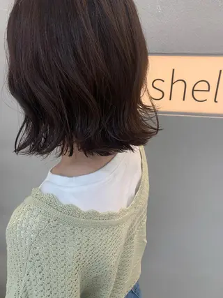 ミディアム 🫧韓国ヘア 透明感 カラー🫧福田 楓のヘアスタイル