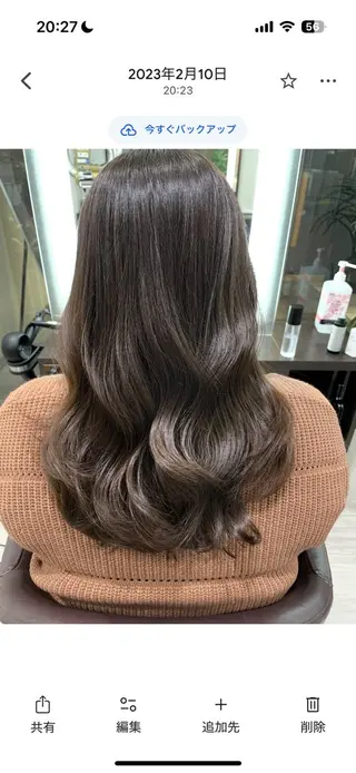 ロング Livna所属・赤池 日菜子のヘアスタイル