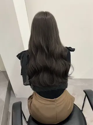 ロング しゅういち/赤み消し カラー特化のヘアスタイル