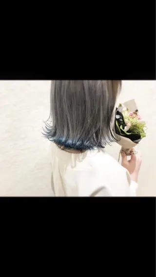 ミディアム カラー レイヤーカット/髪質 改善/矯正🤍吉田のヘアスタイル