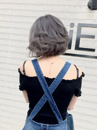 ミディアム カラー Bro所属・佐藤 輝幸のヘアスタイル